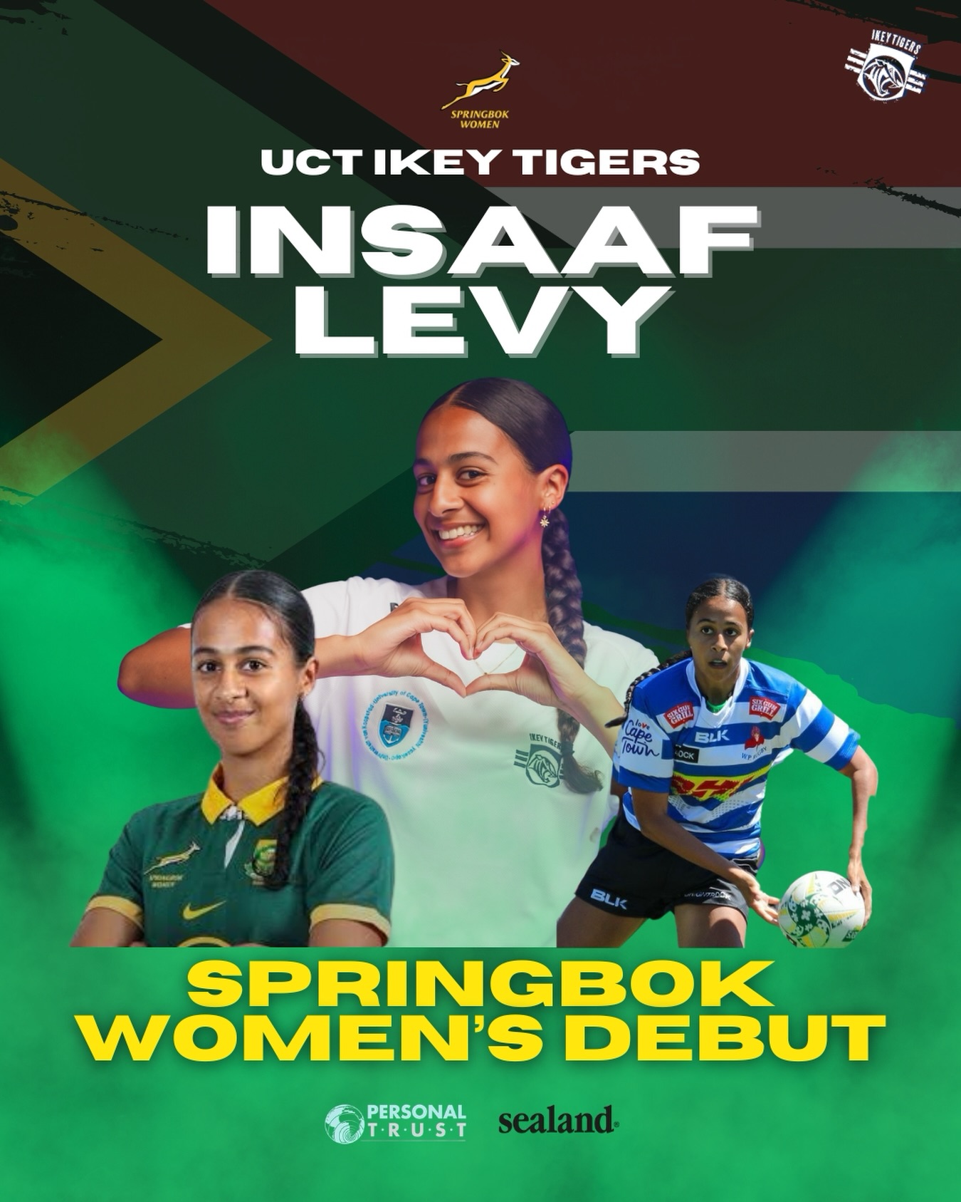 Insaaf Springbok From the Green Mile to the Green and Gold: Dr. Insaaf Levy Solidifies ...