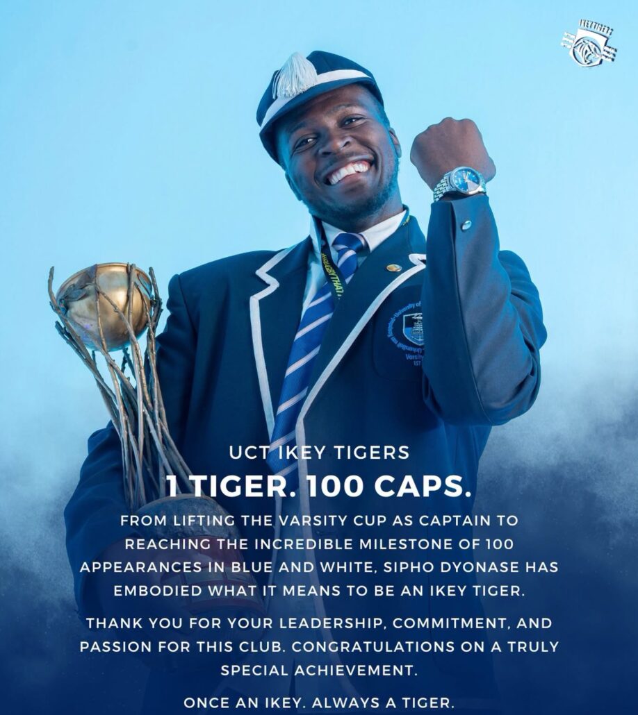 CENTURY MAN: Sipho Dyonase Reaches Milestone 100th Match for the Ikey Tigers